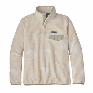 Patagonia Synchilla Snap-T Fleece Valley Flora: Ecru Size Small